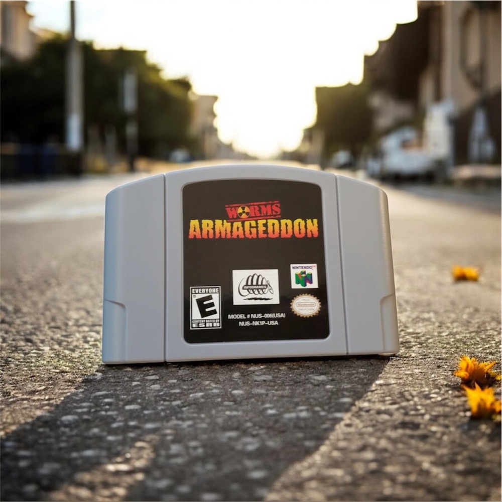 Worms Armageddon Nintendo 64 Game Cartridge